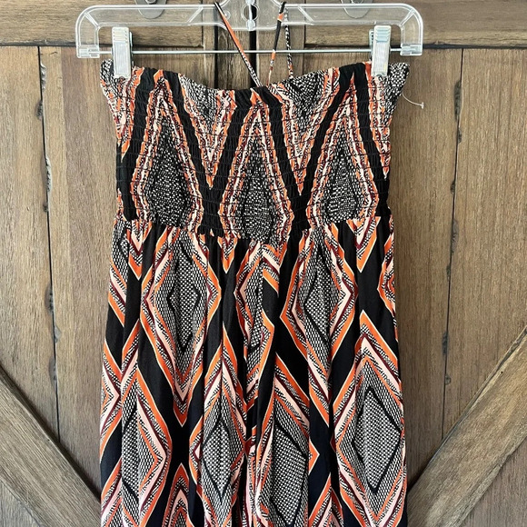 Anthropologie Lilka Serra Aztec Mosaic Geo Print Harem Jumpsuit Size Small - Picture 5 of 8
